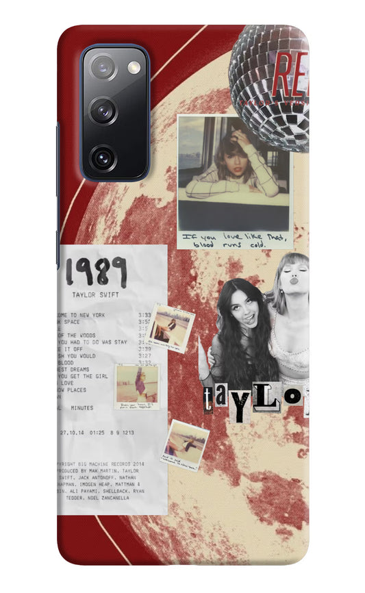 Taylor Swift Samsung S20 FE Back Cover