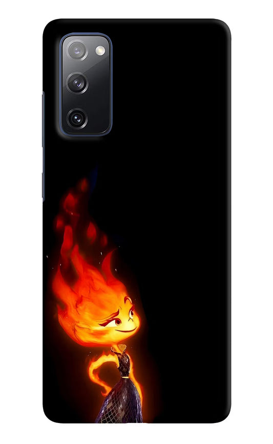 Ember Flame Samsung S20 FE Hard Case Back Cover by Casekaro