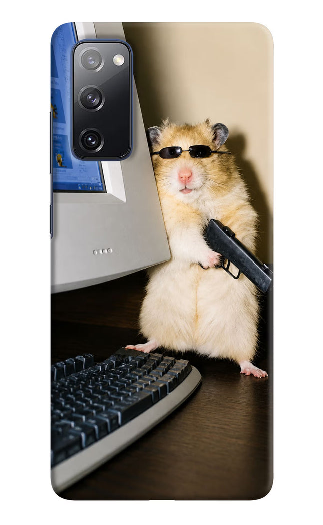 Hacker Hamster Samsung S20 FE Hard Case Back Cover by Casekaro