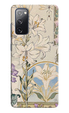 White Lily Samsung S20 FE Back Cover