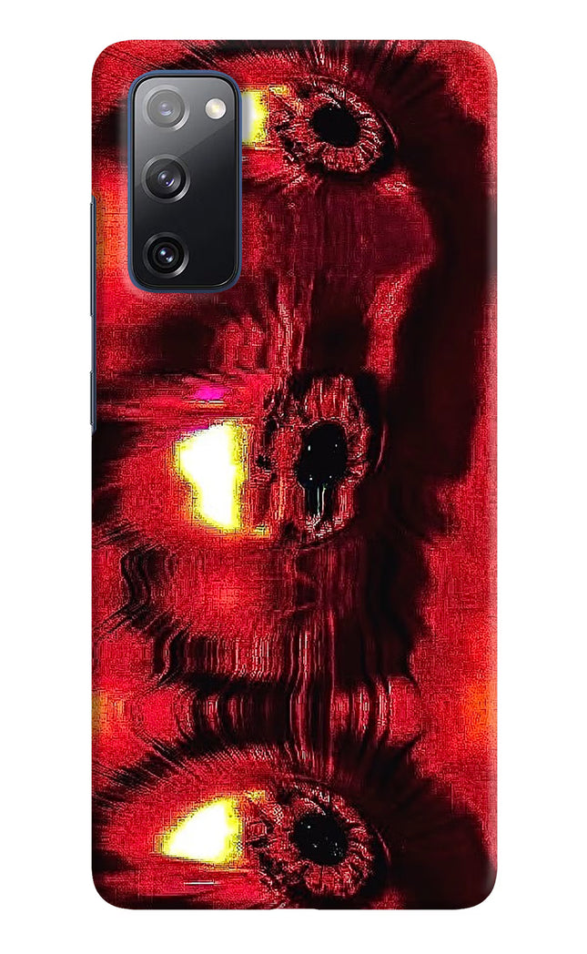 Fire Eye Samsung S20 FE Hard Case Back Cover by Casekaro