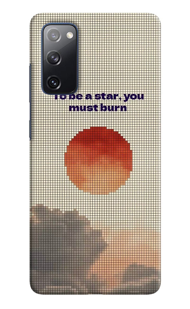 Pixel Sun Samsung S20 FE Hard Case Back Cover by Casekaro