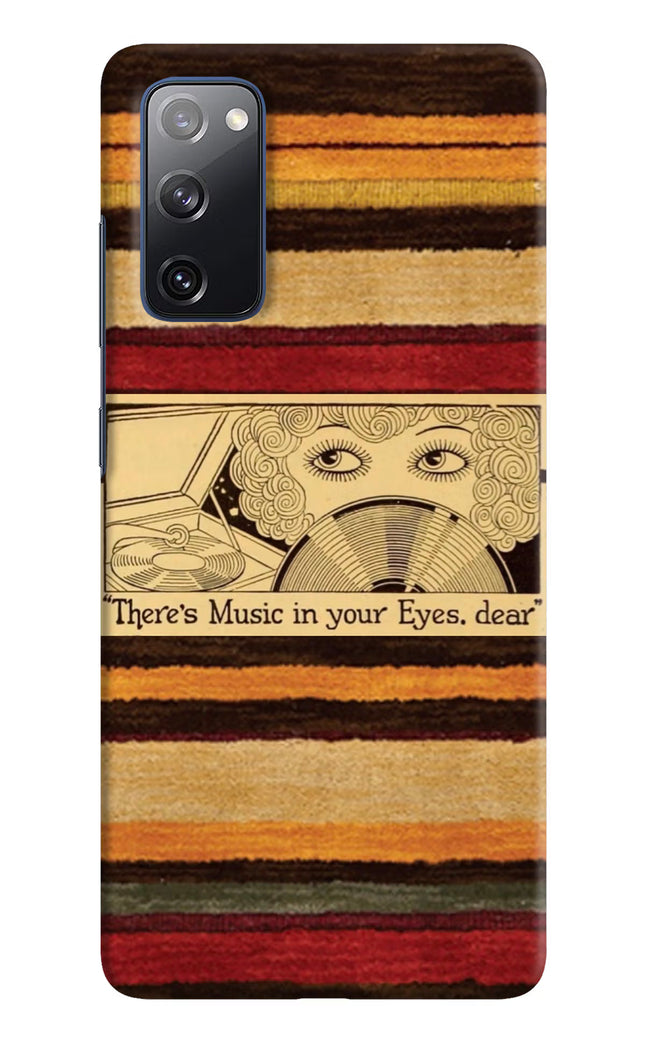 Vinyl Stripes Samsung S20 FE Hard Case Back Cover by Casekaro