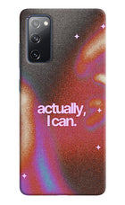 Pink Aura Samsung S20 FE Back Cover