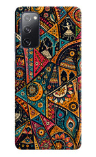 Folk Print Samsung S20 FE Hard Case Back Cover by Casekaro