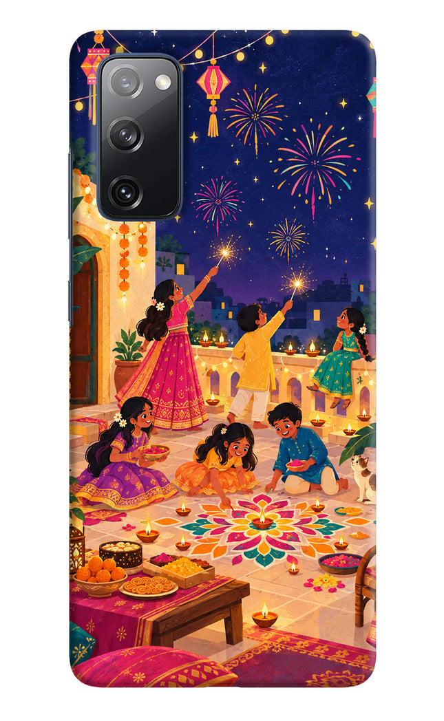 Diwali Night Samsung S20 FE Hard Case Back Cover by Casekaro