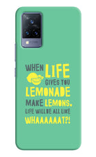 Quote Vivo V21 Hard Case Back Cover by Casekaro
