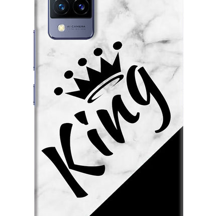 King Vivo V21 Hard Case Back Cover by Casekaro