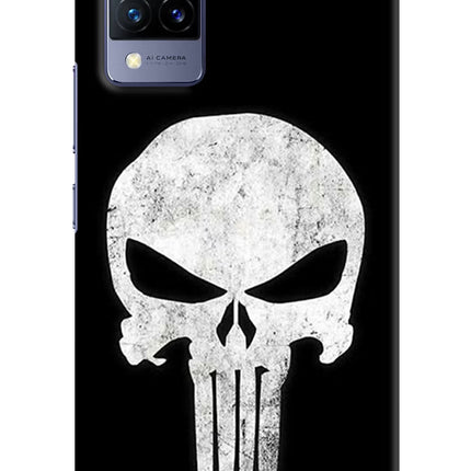 Punisher Skull Vivo V21 Hard Case Back Cover by Casekaro