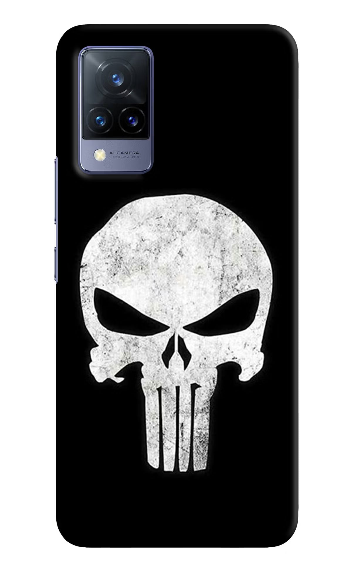 Punisher Skull Vivo V21 Hard Case Back Cover by Casekaro