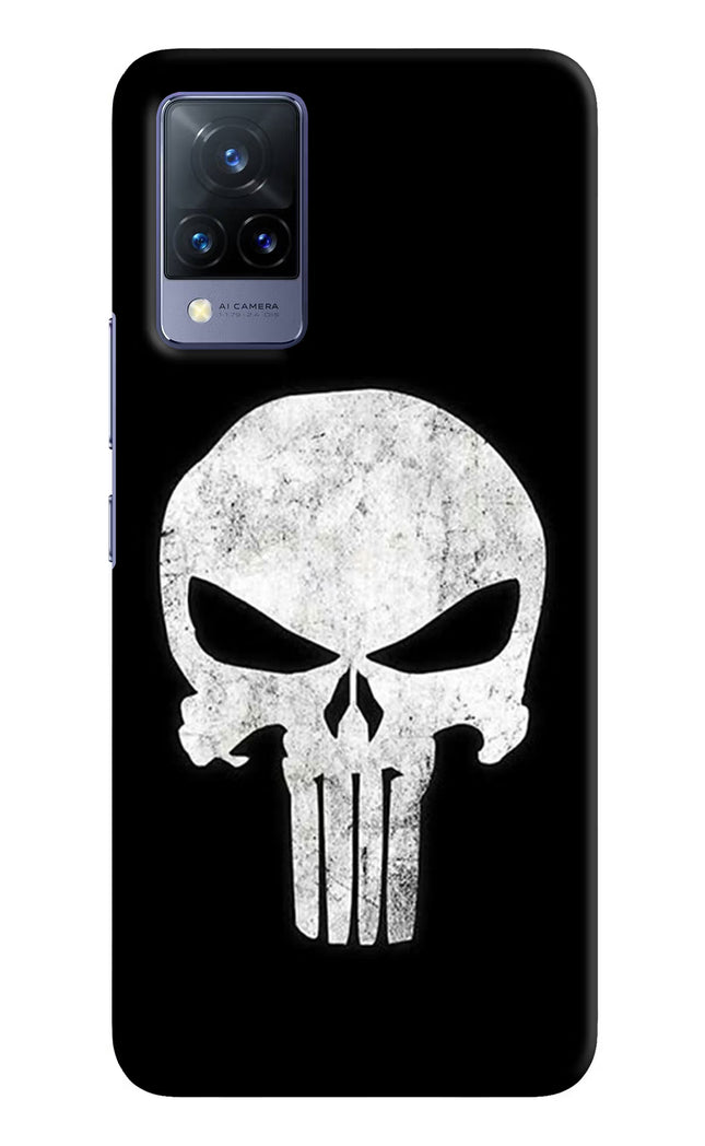 Punisher Skull Vivo V21 Hard Case Back Cover by Casekaro