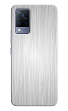 Wooden Grey Texture Vivo V21 Hard Case Back Cover by Casekaro