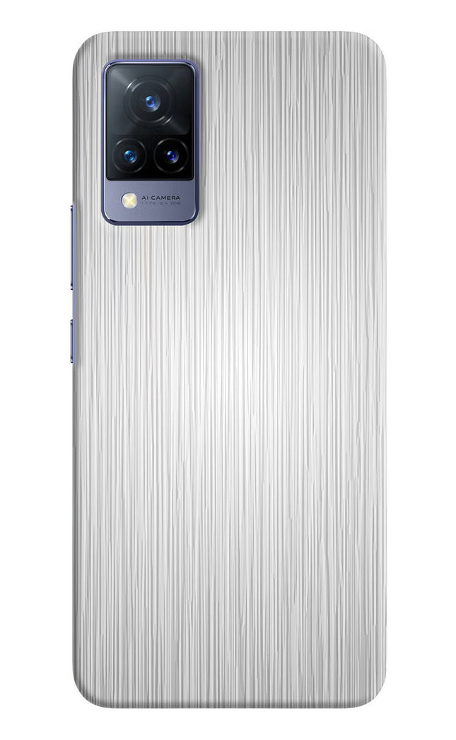 Wooden Grey Texture Vivo V21 Hard Case Back Cover by Casekaro
