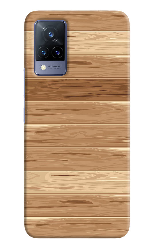 Wooden Vector Vivo V21 Hard Case Back Cover by Casekaro