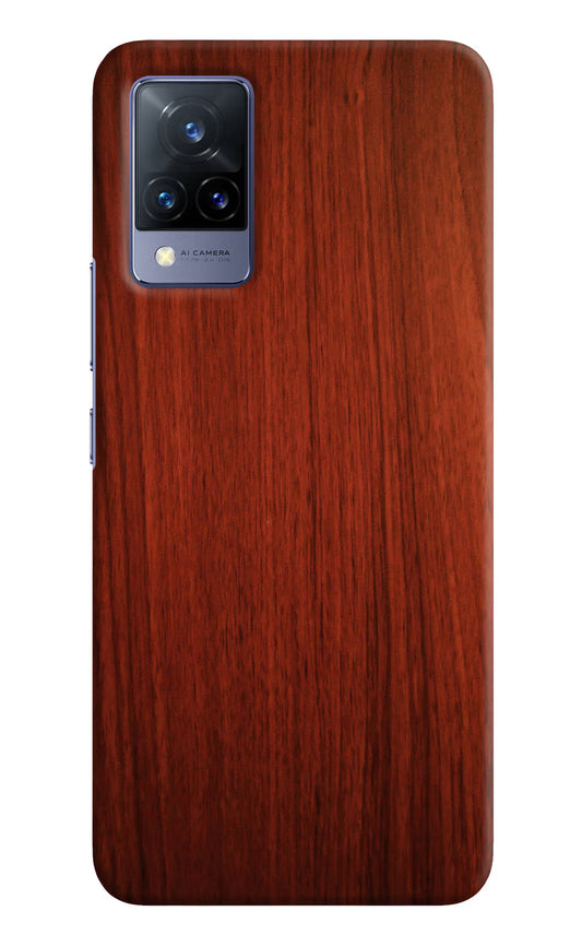 Wooden Plain Pattern Vivo V21 Hard Case Back Cover by Casekaro