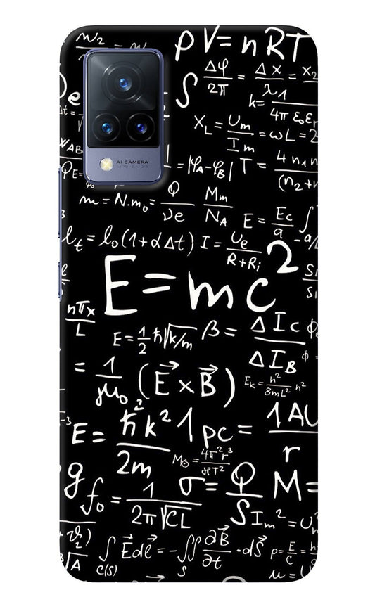 Physics Albert Einstein Formula Vivo V21 Back Cover