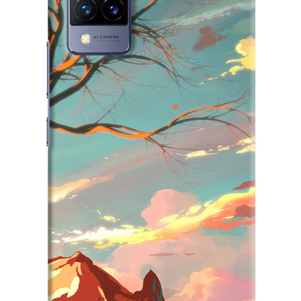 Scenery Vivo V21 Hard Case Back Cover by Casekaro