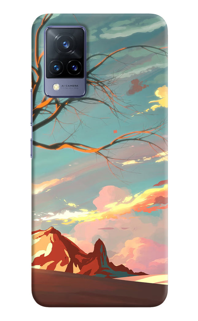 Scenery Vivo V21 Hard Case Back Cover by Casekaro