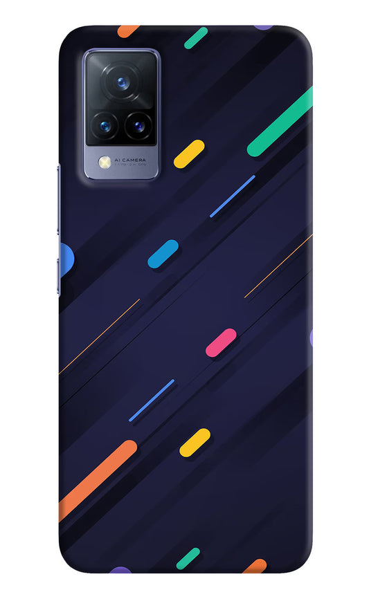 Abstract Design Vivo V21 Hard Case Back Cover by Casekaro