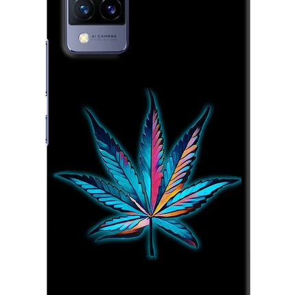 Weed Vivo V21 Hard Case Back Cover by Casekaro