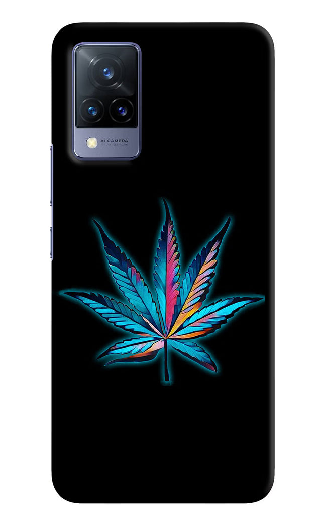 Weed Vivo V21 Hard Case Back Cover by Casekaro