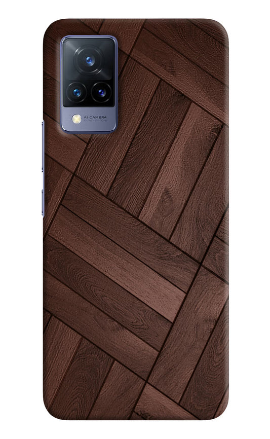 Wooden Texture Design Vivo V21 Hard Case Back Cover by Casekaro