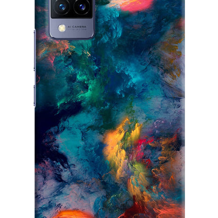 Artwork Paint Vivo V21 Hard Case Back Cover by Casekaro