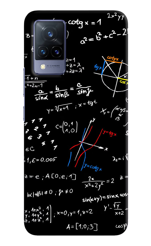Mathematics Formula Vivo V21 Hard Case Back Cover by Casekaro
