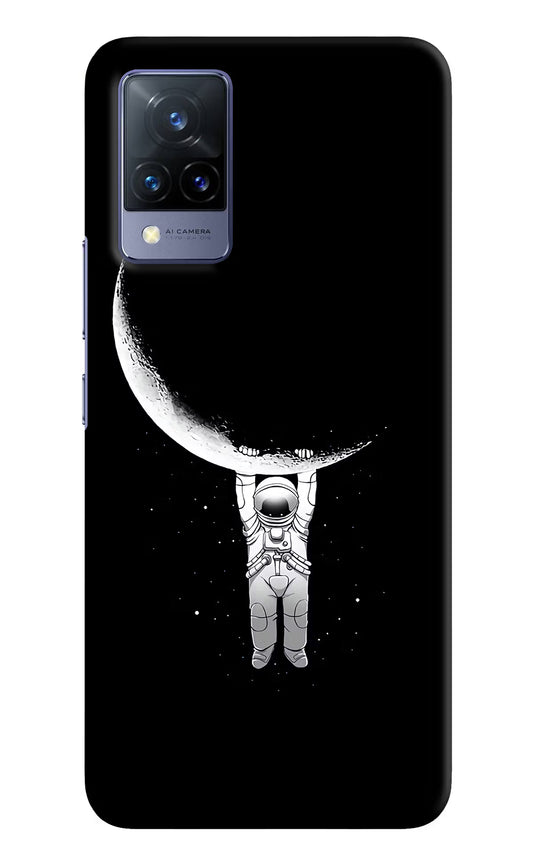 Moon Space Vivo V21 Hard Case Back Cover by Casekaro