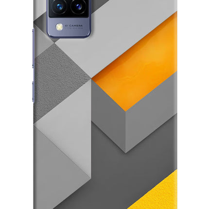 Abstract Vivo V21 Hard Case Back Cover by Casekaro