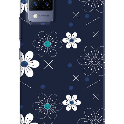 Flowers Vivo V21 Hard Case Back Cover by Casekaro