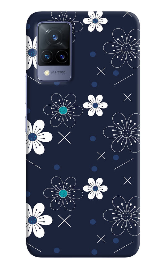 Flowers Vivo V21 Hard Case Back Cover by Casekaro