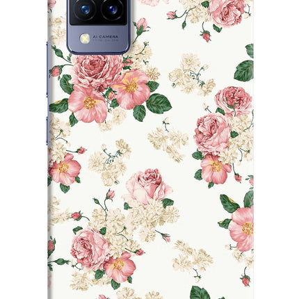 Flowers Vivo V21 Hard Case Back Cover by Casekaro