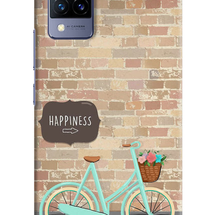 Happiness Artwork Vivo V21 Hard Case Back Cover by Casekaro