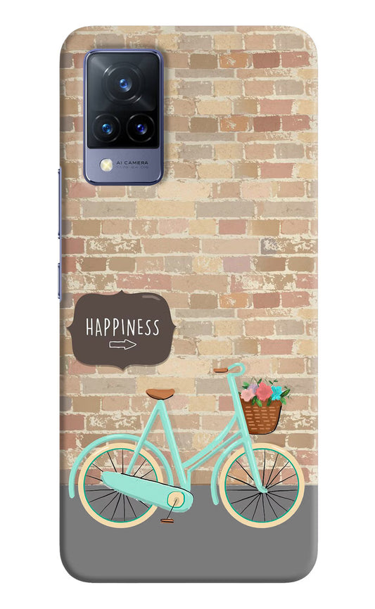 Happiness Artwork Vivo V21 Hard Case Back Cover by Casekaro