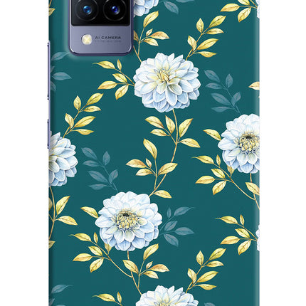 Flowers Vivo V21 Hard Case Back Cover by Casekaro