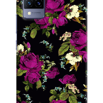 Flowers Vivo V21 Hard Case Back Cover by Casekaro