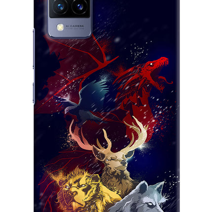 Game Of Thrones Vivo V21 Hard Case Back Cover by Casekaro