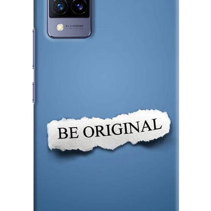 Be Original Vivo V21 Hard Case Back Cover by Casekaro