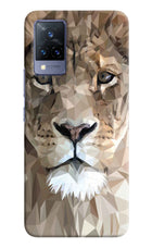 Lion Art Vivo V21 Hard Case Back Cover by Casekaro