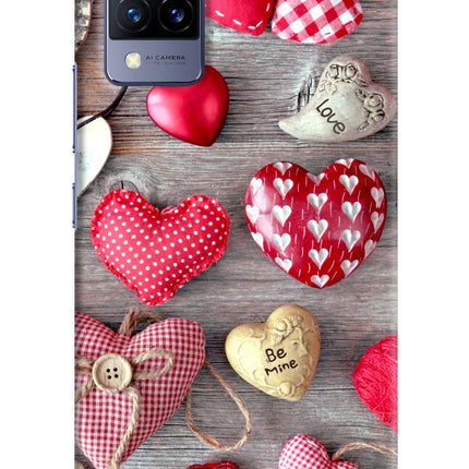 Love Wallpaper Vivo V21 Hard Case Back Cover by Casekaro