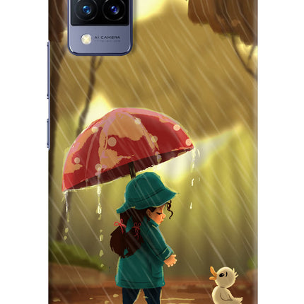 Rainy Day Vivo V21 Hard Case Back Cover by Casekaro