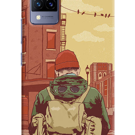 Adventurous Vivo V21 Hard Case Back Cover by Casekaro