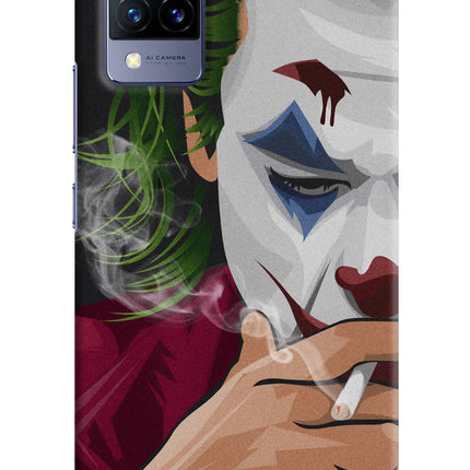 Joker Smoking Vivo V21 Hard Case Back Cover by Casekaro