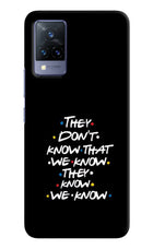 FRIENDS Dialogue Vivo V21 Hard Case Back Cover by Casekaro