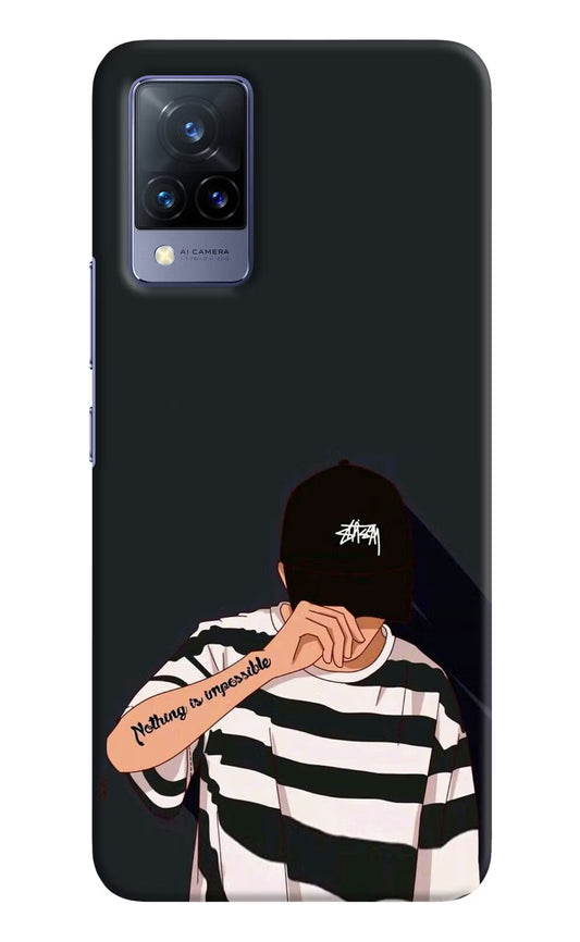 Aesthetic Boy Vivo V21 Hard Case Back Cover by Casekaro