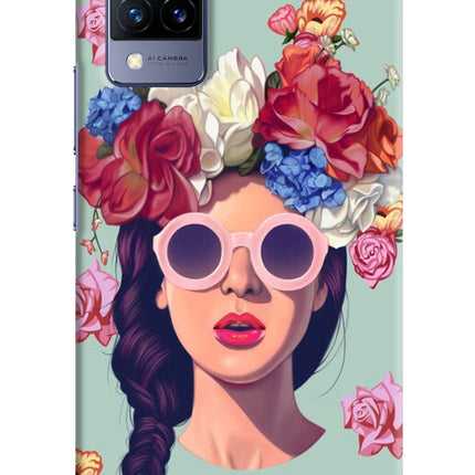 Pretty Girl Vivo V21 Hard Case Back Cover by Casekaro