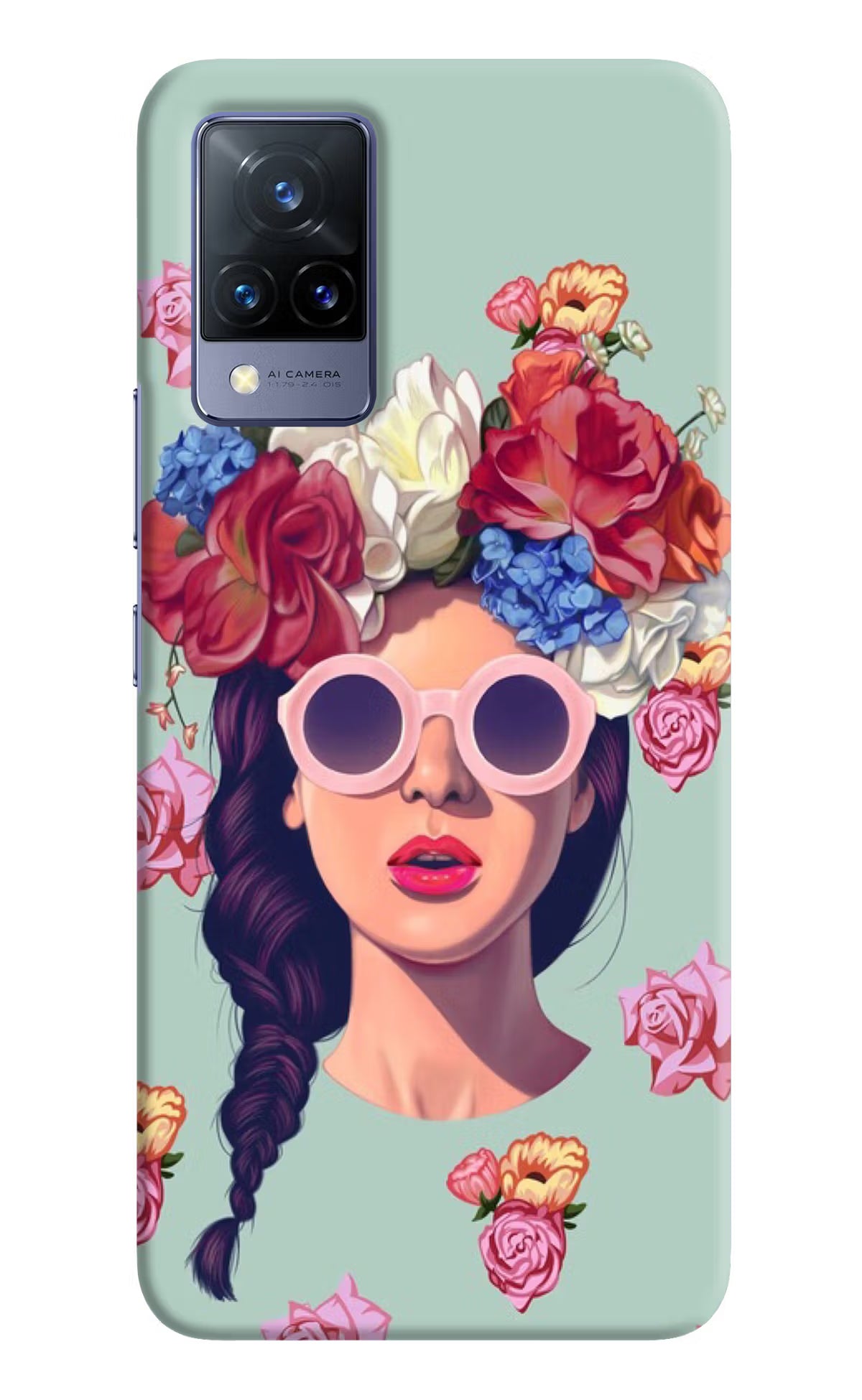 Pretty Girl Vivo V21 Hard Case Back Cover by Casekaro