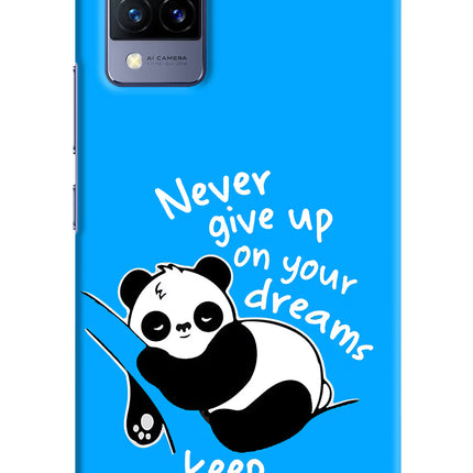 Keep Sleeping Vivo V21 Hard Case Back Cover by Casekaro