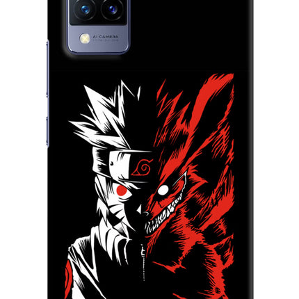 Naruto Two Face Vivo V21 Hard Case Back Cover by Casekaro